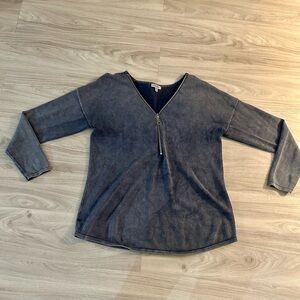 PBJ BLUES Quarter Zip Pullover - Indigo ✨
Like New!